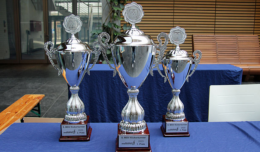 5. MSV Kickerturnier - Pokale