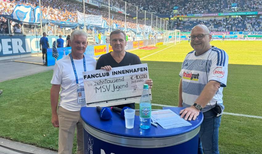 10000€ Scheck an NLZ 10000€ Scheck an NLZ